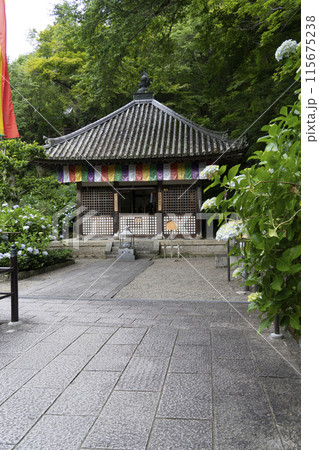 6月の長谷寺（奈良県）開山堂 115675238