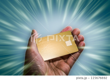 金色のカード 115676692