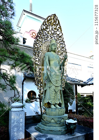 中山道熊谷宿散歩：臨済宗 妙心寺派　松巌寺　熊谷市本石 115677328