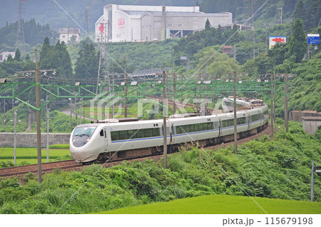 上越線 越後湯沢ー石打 JR西日本 681系 W02+W12編成(金沢) はくたか 上越線 越後湯沢ー石打 JR西日本 681系 W02+W12編成(金沢) はくたか 115679198