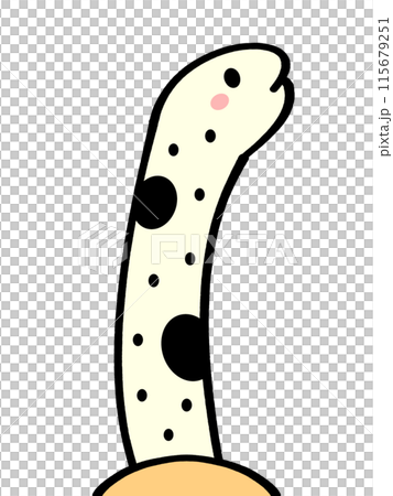 チンアナゴのイラスト素材 チンアナゴのイラスト素材 115679251