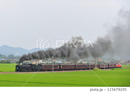 信越本線 安中ー磯部 JR東日本 C61-20+旧客+DD51-842 SLレトロ碓氷 信越本線 安中ー磯部 JR東日本 C61-20+旧客+DD51-842 SLレトロ碓氷 115679295