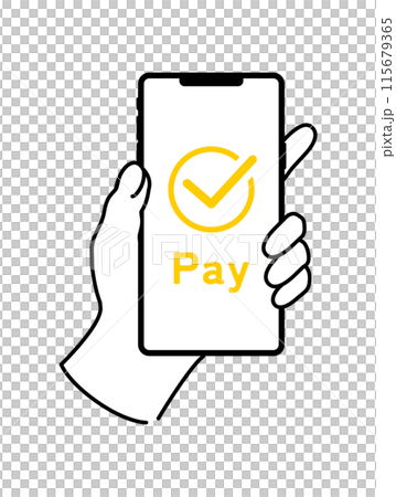 Hand holding smartphone 03 Hand holding smartphone 03 115679365