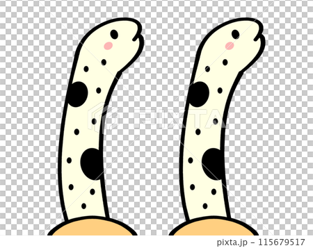 兩條中國鰻魚插畫素材 兩條中國鰻魚插畫素材 115679517