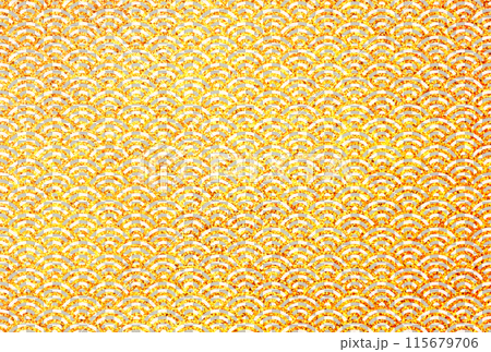 Glitter_Seigaiha pattern_white background Glitter_Seigaiha pattern_white background 115679706