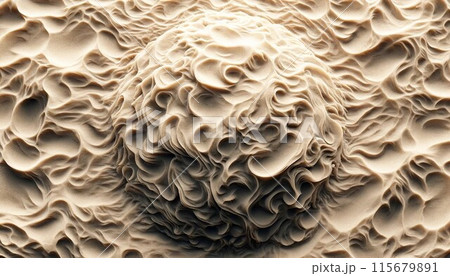 白い砂の背景 115679891