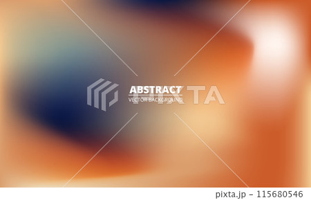 Abstract orange and dark blue liquid holographic gradient background. 115680546