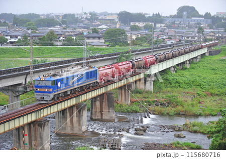 信越本線　群馬八幡ー安中　JR東日本　EF510-501（田端） 115680716