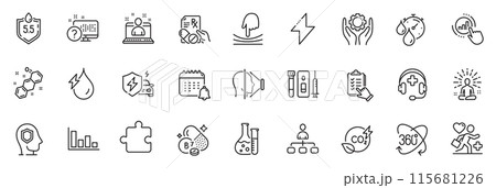 Icons pack as Medical support, Calendar and Chemistry lab line icons for app include Elastic, Patient, Puzzle outline thin icon web set. Chemical formula, Yoga, Management pictogram. Blood. Vector Icons pack as Medical support, Calendar and Chemistry lab line icons for app include Elastic, Patient, Puzzle outline thin icon web set. Chemical formula, Yoga, Management pictogram. Blood. Vector 115681226