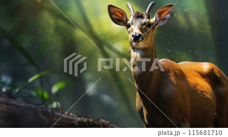 Muntjac (Muntiacus reevesi), also known as the Chinese muntjac, is a muntjac species found widely in southeastern China Muntjac (Muntiacus reevesi), also known as the Chinese muntjac, is a muntjac species found widely in southeastern China 115681710