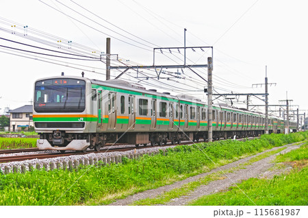 高崎線 行田ー熊谷 JR東日本 E231系1000番台 U511編成(小山) 高崎線 行田ー熊谷 JR東日本 E231系1000番台 U511編成(小山) 115681987