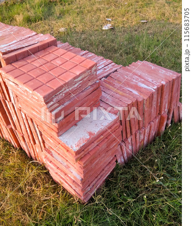 A picture of tiles with selective focus A picture of tiles with selective focus 115683705