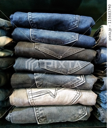 A picture of jeans with selective focus A picture of jeans with selective focus 115683740