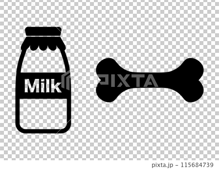 牛奶骨圖標 115684739