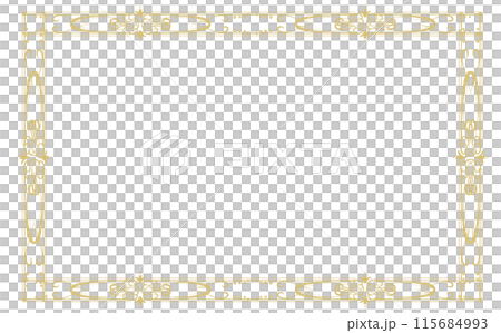 煌びやかな装飾ゴールドフレーム 煌びやかな装飾ゴールドフレーム 115684993