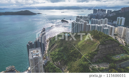 June 11 2024 the Aberdeen And Ap Lei Chau district of Hong Kong June 11 2024 the Aberdeen And Ap Lei Chau district of Hong Kong 115686031