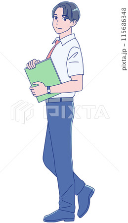 本を持って微笑む男子学生 本を持って微笑む男子学生 115686348