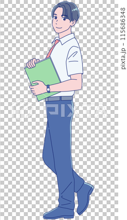 本を持って微笑む男子学生 本を持って微笑む男子学生 115686348