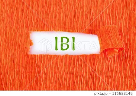 Business Customer Management Analysis Service. IBI text under the torn piece of paper of the top layer Business Customer Management Analysis Service. IBI text under the torn piece of paper of the top layer 115688149