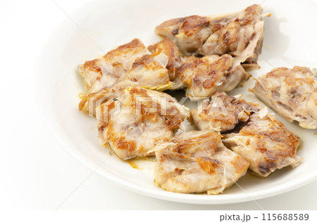シイラのあらの塩焼き 115688589