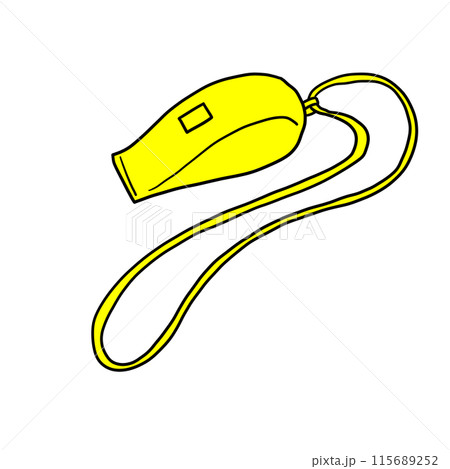 ホイッスルのイラスト 115689252