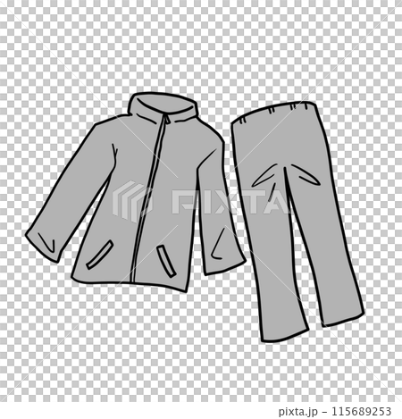 Rainwear illustrations 115689253