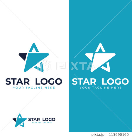 Star logo.Star logo for business and company.With modern vector illustration concept. 115690160