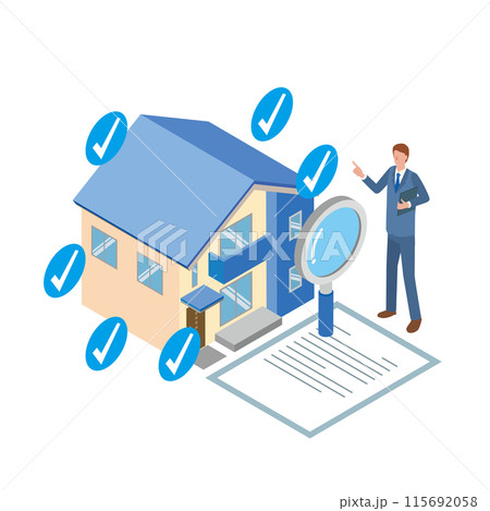 不動産鑑定士の男性 不動産鑑定士の男性 115692058