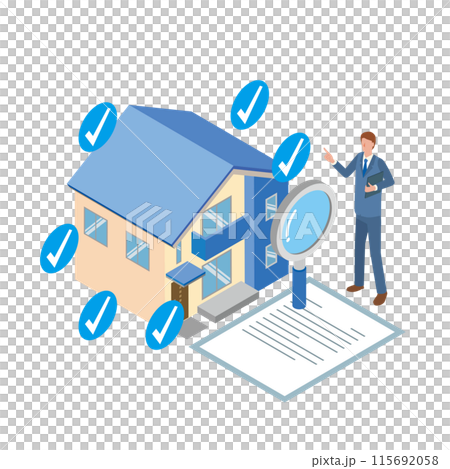 不動産鑑定士の男性 不動産鑑定士の男性 115692058