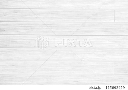 白い木目の板の背景テクスチャ素材 115692429