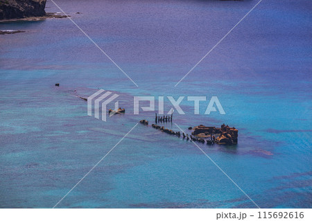 小笠原諸島 境浦海岸から望む絶景 小笠原諸島 境浦海岸から望む絶景 115692616