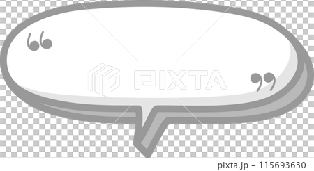 3d black and white color speech bubble balloon with quotation marks, icon sticker memo keyword planner text box banner, flat png isolated transparent element design 3d black and white color speech bubble balloon with quotation marks, icon sticker memo keyword planner text box banner, flat png isolated transparent element design 115693630