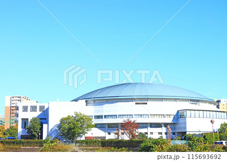 愛知県名古屋市、千種スポーツセンターの風景 愛知県名古屋市、千種スポーツセンターの風景 115693692