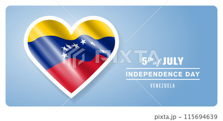 Venezuela happy independence day greeting card, banner vector illustration Venezuela happy independence day greeting card, banner vector illustration 115694639