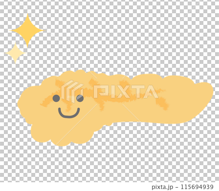 元気な膵臓 手書き風キャラクター 元気な膵臓 手書き風キャラクター 115694939