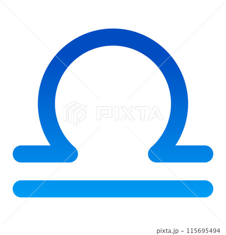 黄道十二星座のゾディアックサイン天秤座 黄道十二星座のゾディアックサイン天秤座 115695494