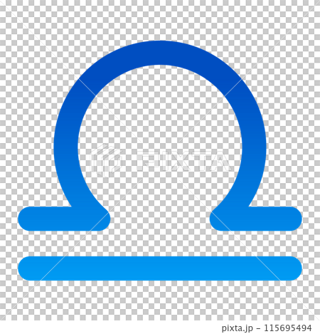 黄道十二星座のゾディアックサイン天秤座 黄道十二星座のゾディアックサイン天秤座 115695494