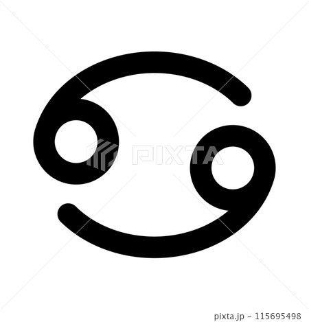 黄道十二星座のゾディアックサイン蟹座 115695498