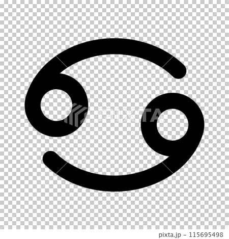 黄道十二星座のゾディアックサイン蟹座 115695498