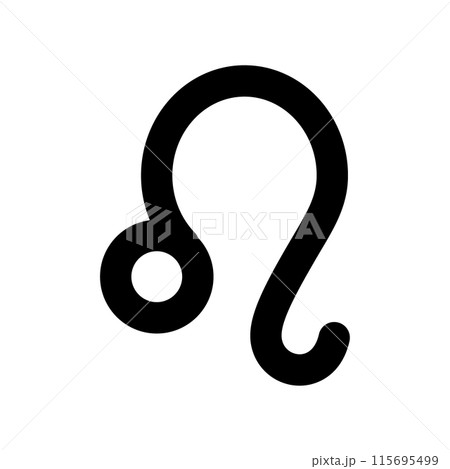 黄道十二星座のゾディアックサイン獅子座 115695499