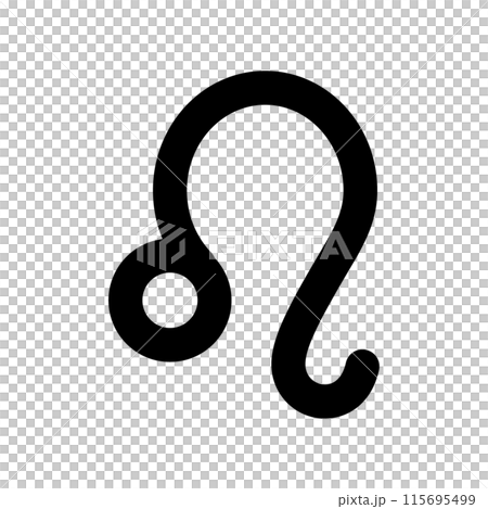 黄道十二星座のゾディアックサイン獅子座 115695499