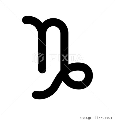 黄道十二星座のゾディアックサイン山羊座 115695504