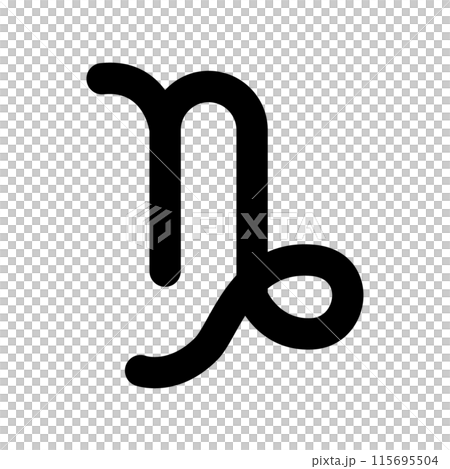 黄道十二星座のゾディアックサイン山羊座 115695504