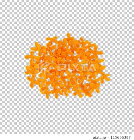 Illustration of sweet osmanthus realistic white background Illustration of sweet osmanthus realistic white background 115696397
