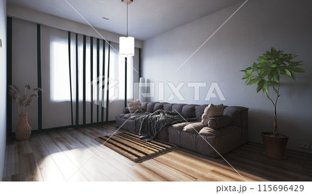 modern living room interior. 115696429