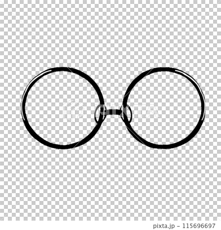 Illustration of simple glasses 115696697