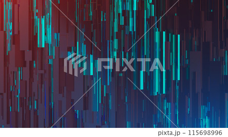 abstract image of cubes background in blue toned 115698996