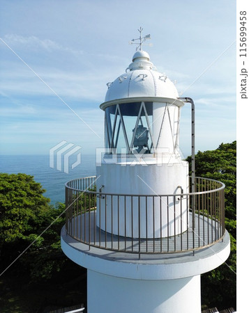 茨城　北茨城　大津岬灯台（ドローン空撮） 115699458