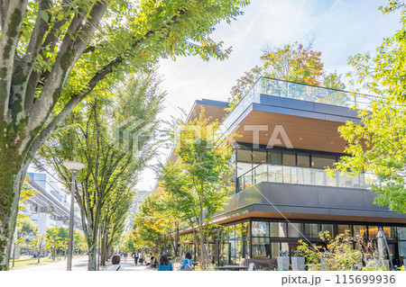 立川北駅前 北口 多摩都市モノレール 立川サンサンロード 街並み 立川北駅前 北口 多摩都市モノレール 立川サンサンロード 街並み 115699936