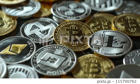 ビットコイン　暗号通貨　仮想通貨 115700762